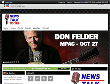 Tablet Screenshot of newstalk931.com